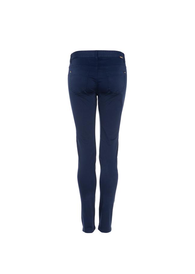 Granatowe spodnie skinny damskie