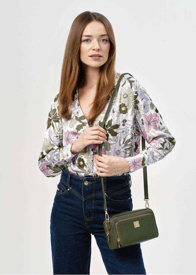 Mała torebka cross body w kolorze kakao